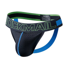 JOCKMAIL Mesh Jockstrap Thong G String Strap Briefs Erotic