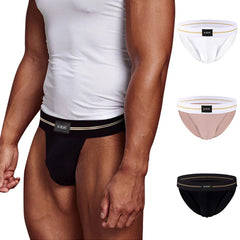 Seamless Men's Briefs with Wide Band