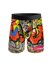 6PCS Random Mixed color Men's Underwear, Men's Home Sport Swimming Underwear Fashiion Breathable Quick Drying Sports Trunks