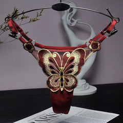 Sexy Lace Butterfly G-String Panties