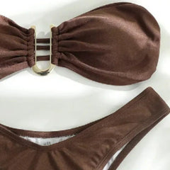 Sexy Bikinis 2025 Women's Swimwear Female Swimsuit For Swimming Wear Bathing Suits Brazilian Bikini Set Beachwear Pool Bather