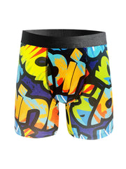 6PCS Random Mixed color Men's Underwear, Men's Home Sport Swimming Underwear Fashiion Breathable Quick Drying Sports Trunks