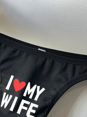 Sexy Black Low-Waist Thong
