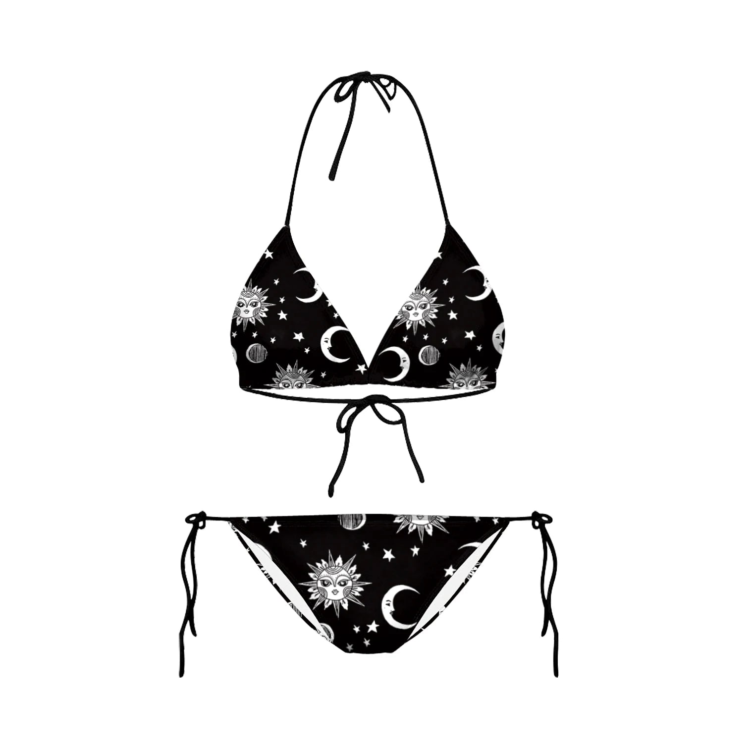 Bikini 2025 Plavky Mujer Sexy Set Swimsuit biquini Skull Printed Women Bra Swimwear Green Bathing Suit Bikinis  Y03002