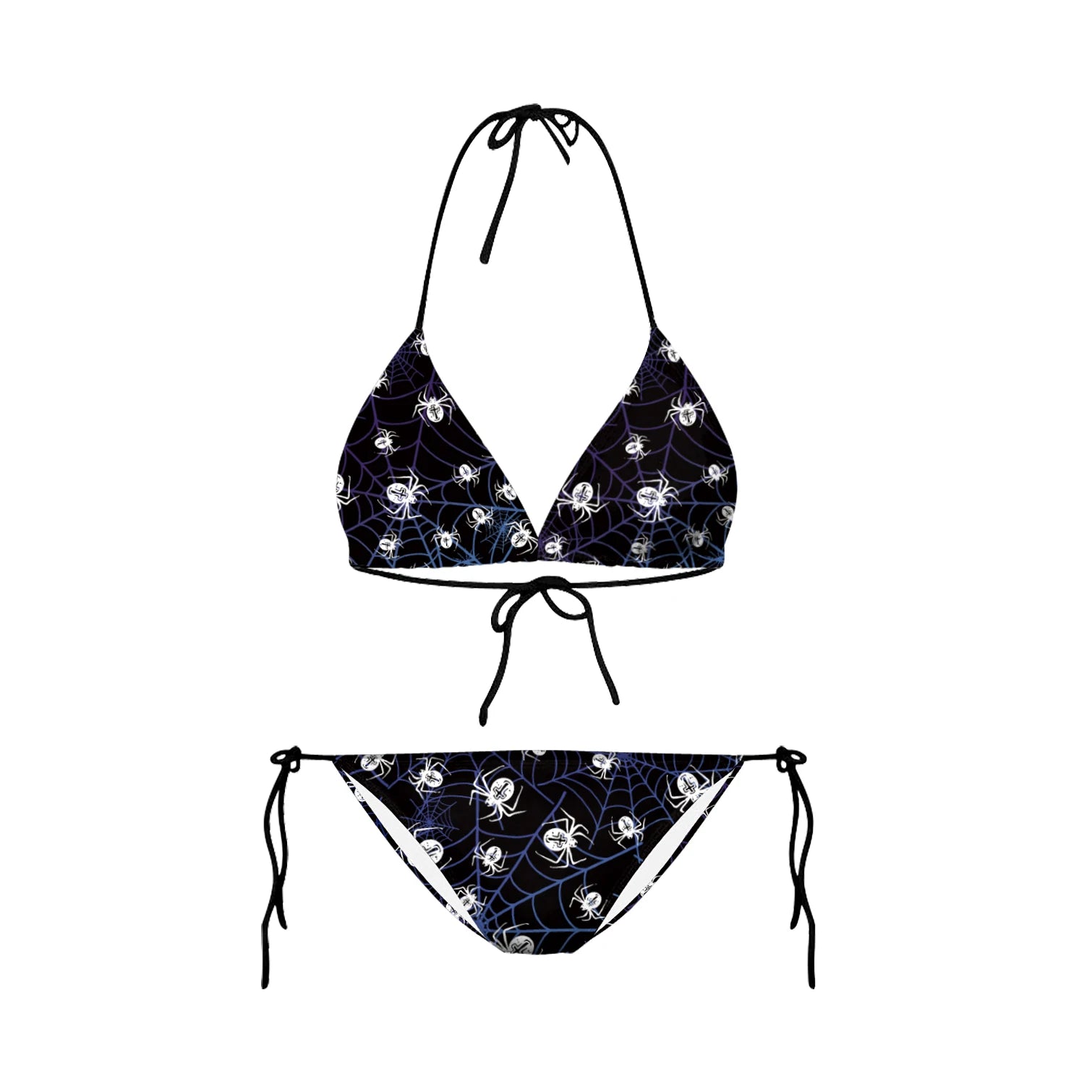 Bikini 2025 Plavky Mujer Sexy Set Swimsuit biquini Skull Printed Women Bra Swimwear Green Bathing Suit Bikinis  Y03002