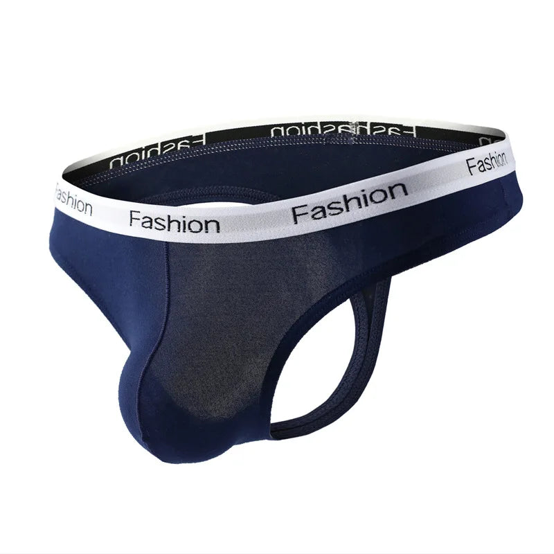 NURRASA Mens G-string Underwear Men's Sexy Breathable Underpants Modal Comfortable Men Thong Tanga Cueca Male Panties Bikini