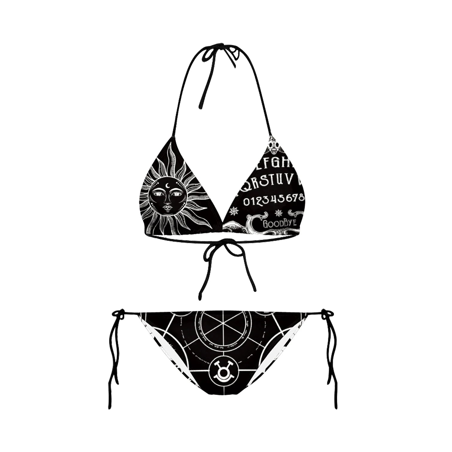 Bikini 2025 Plavky Mujer Sexy Set Swimsuit biquini Skull Printed Women Bra Swimwear Green Bathing Suit Bikinis  Y03002