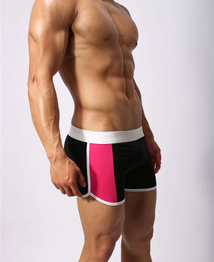 BRAVE PERSON Summer Hot Shorts Men Beachwear Shorts Men Sportwear Beach Board Shorts Smooth Soft Fabric Home Shorts Men Trunks