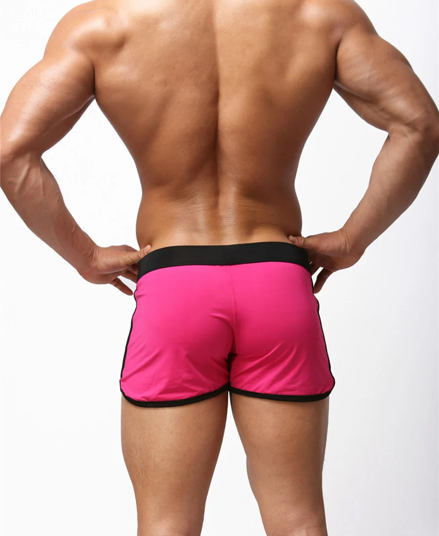 BRAVE PERSON Summer Hot Shorts Men Beachwear Shorts Men Sportwear Beach Board Shorts Smooth Soft Fabric Home Shorts Men Trunks