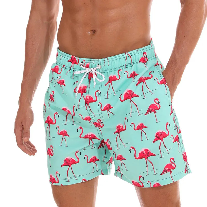 Escatch Brand Summer Fashion Polyester Quick Dry Swim Trunks