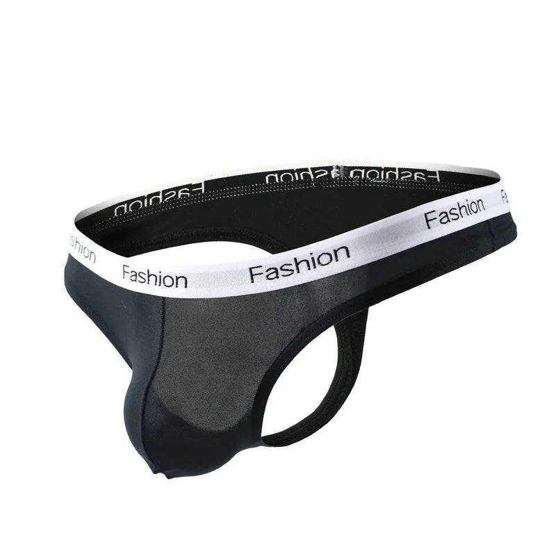 NURRASA Mens G-string Underwear Men's Sexy Breathable Underpants Modal Comfortable Men Thong Tanga Cueca Male Panties Bikini