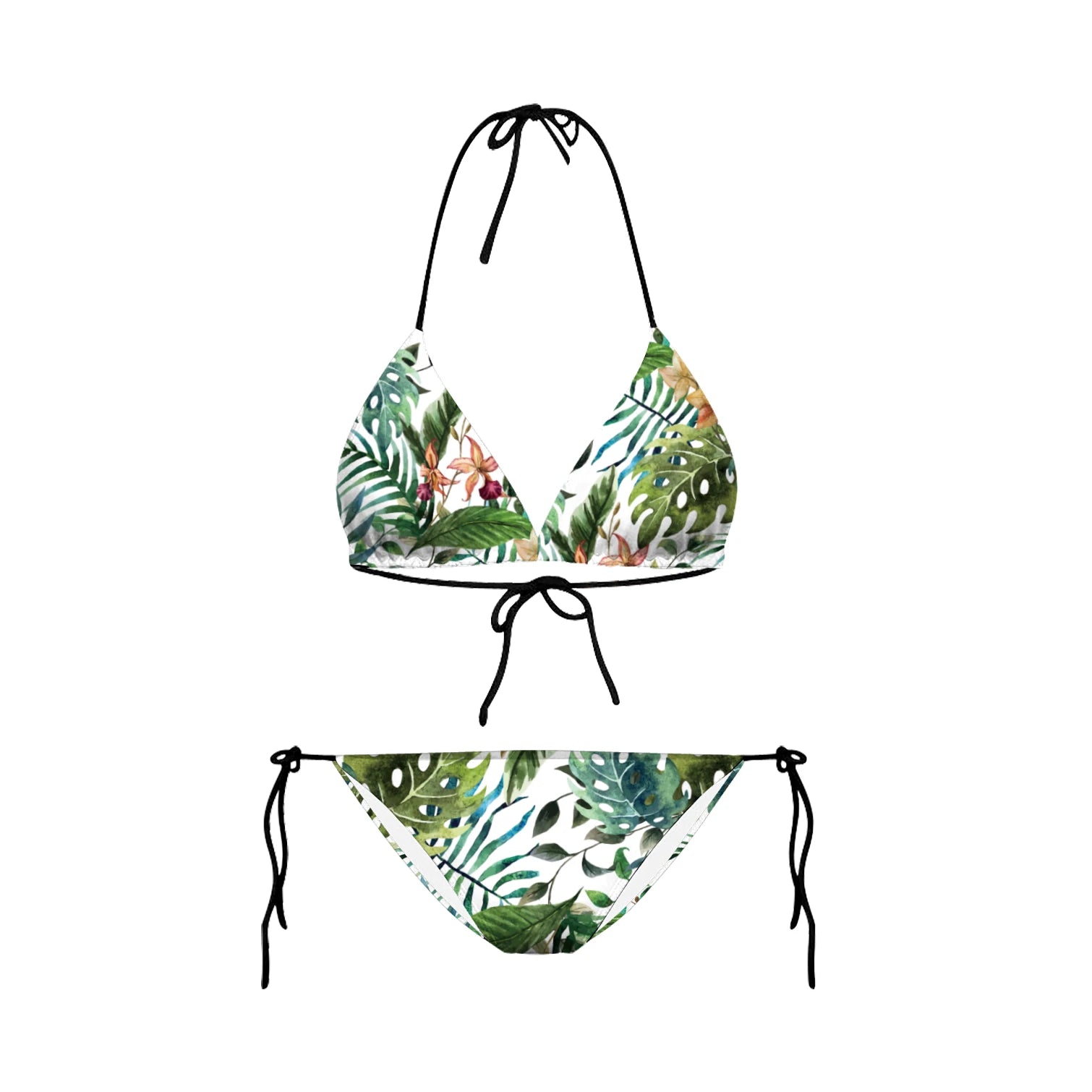 Bikini 2025 Plavky Mujer Sexy Set Swimsuit biquini Skull Printed Women Bra Swimwear Green Bathing Suit Bikinis  Y03002