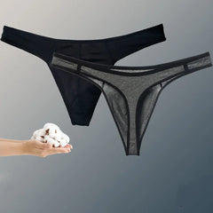 Solid Cotton Sports Men’s Thong
