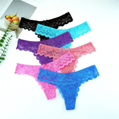 3PC Lace Low-Waist Sexy Thongs