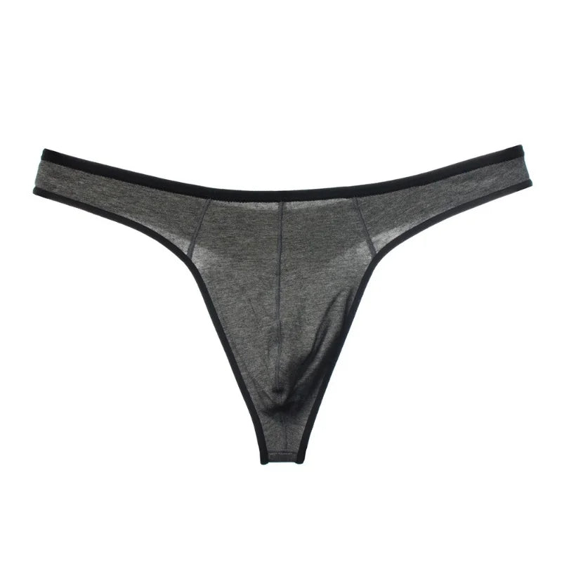Solid Cotton Sports Men’s Thong