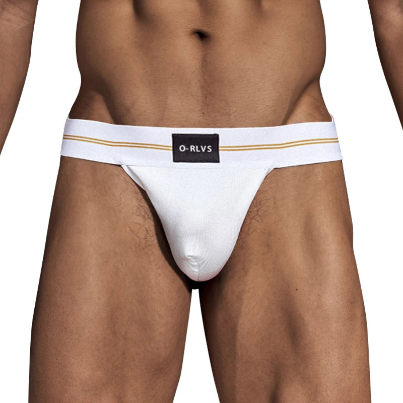 Seamless Men's Briefs with Wide Band