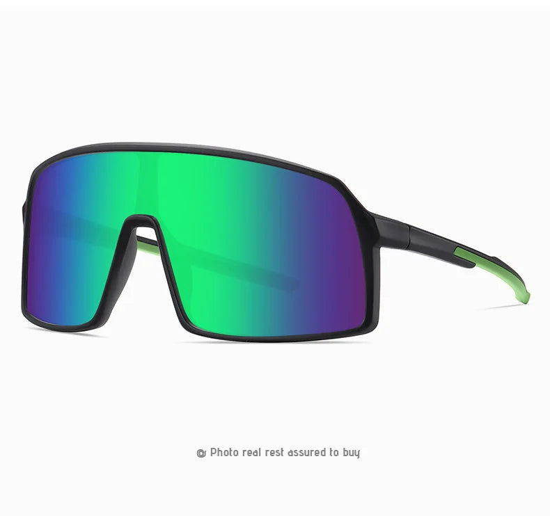 MTB Polarized Large Frame UV400 Polarized Sports Cycling Bike Glasses Men Women TR90 MTB Baseball Running Fishing Sunglasses