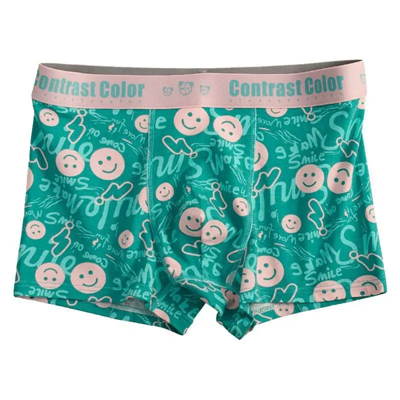 Summer Thin Men's Bulge Pouch Mens Boxers Seamless Breathable Comfortable Mid Waist