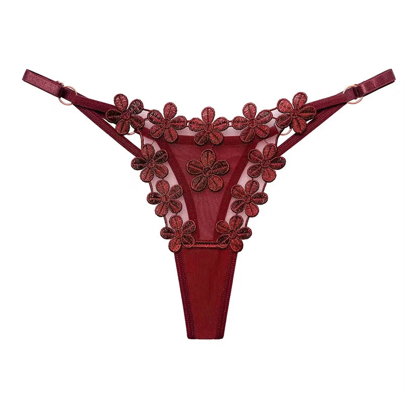 Sexy Lace Butterfly G-String Panties