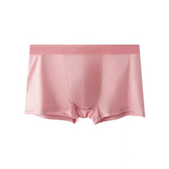 WONTIVE Ice Silk Underwear Ultra Thin Traceless Male Sexy Breathable Boxer shorts Plus Size L-4XL
