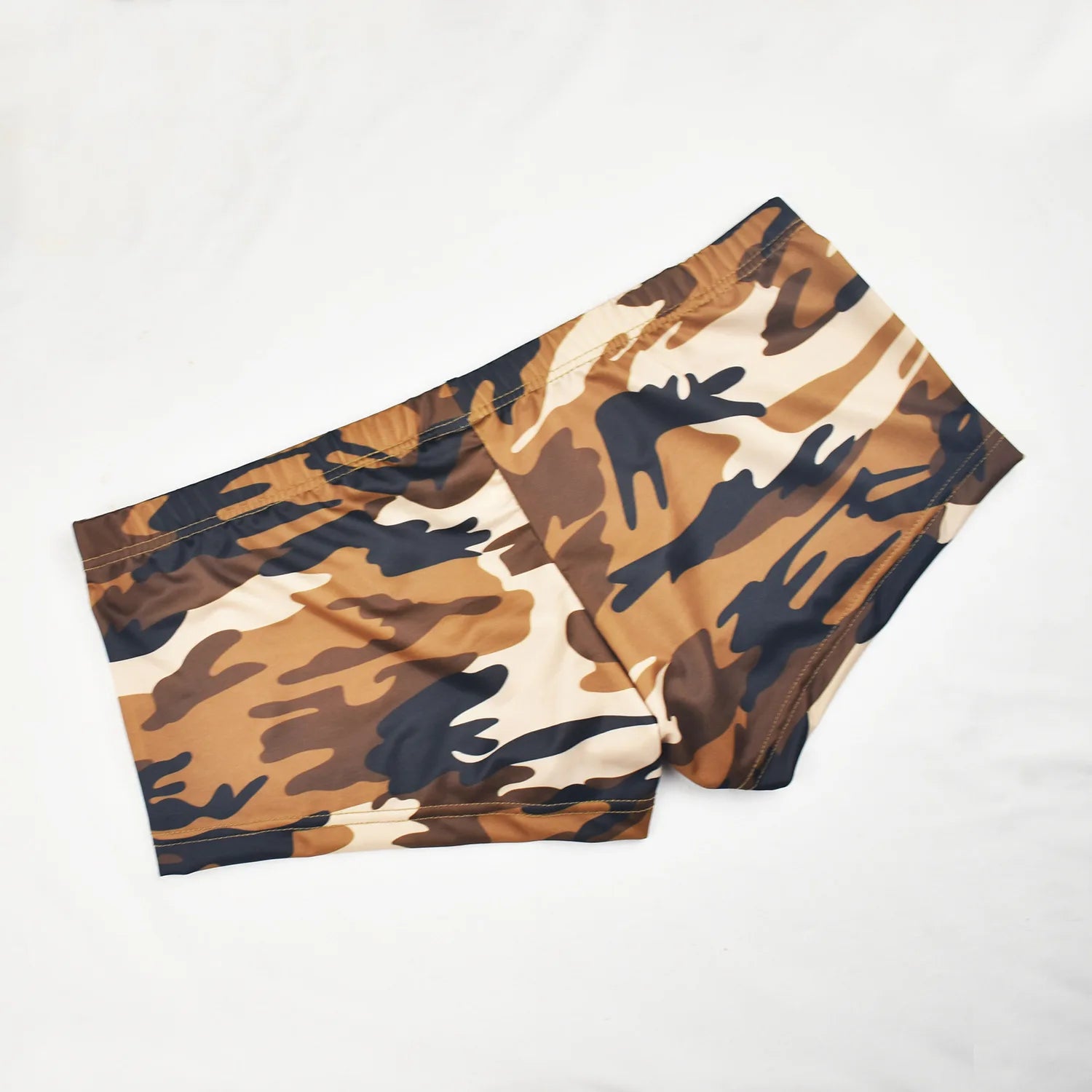 Camouflage Sexy Men Boxershorts Underpants Ice Silk U Pouch Men's Boxers Cuecas Low Waist Hombre Boxers Mens Shorts