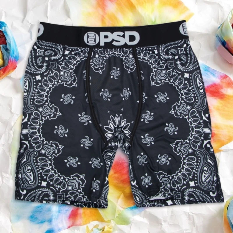Breathable Printed Men's Boxer Briefs