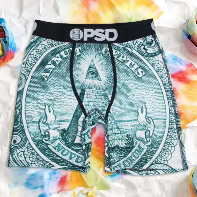 Breathable Printed Men's Boxer Briefs