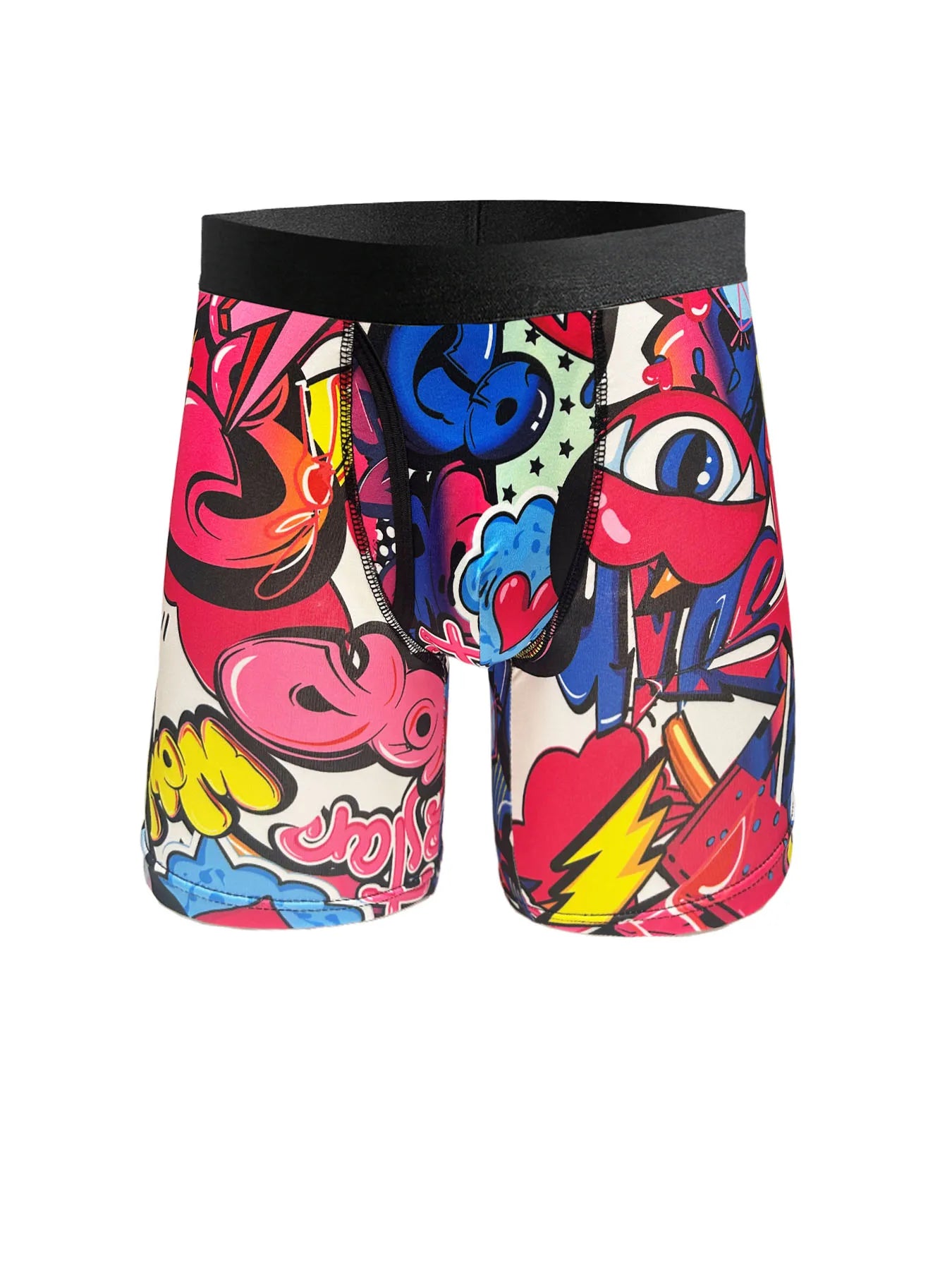 6PCS Random Mixed color Men's Underwear, Men's  Home Sport Swimming Underwear Fashiion Breathable Quick Drying Sports Trunks