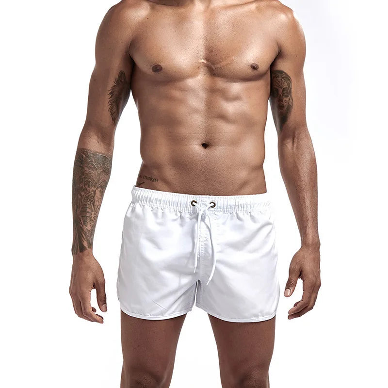 Men's Swimming Shorts Quick Drying Beach Cool Swim Trunks Men Swimsuit Sports Breathable Surf Bottom for Men Summer