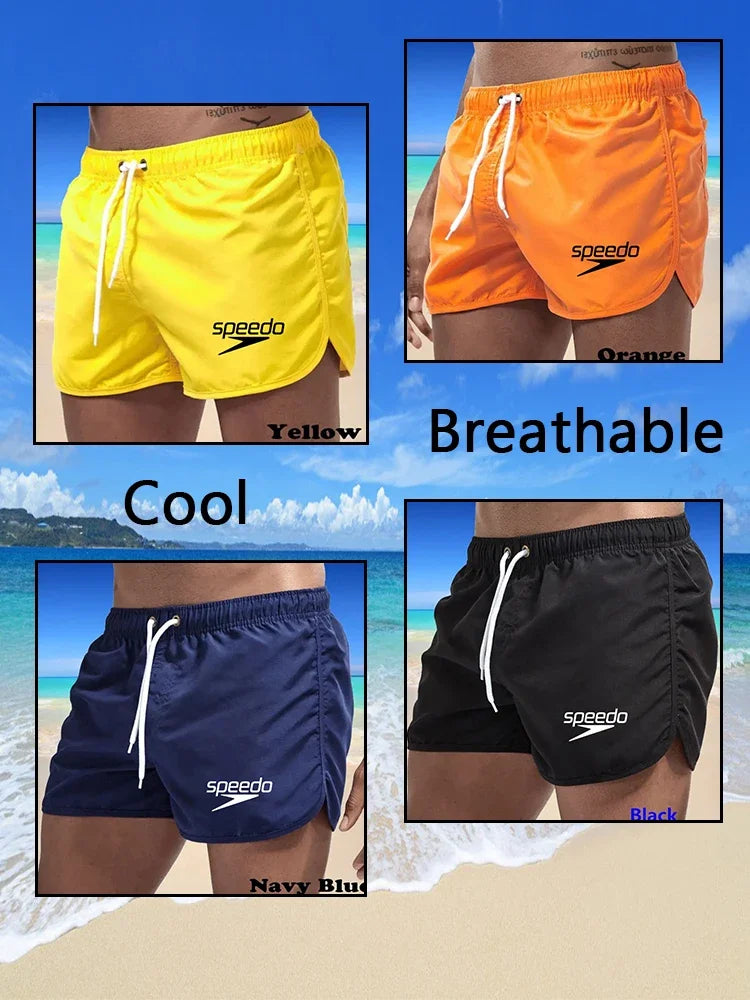 2025 Men's summer surf beach shorts Fitness jogging breathable sports shorts Sexy swimming shorts Fashion casual shorts
