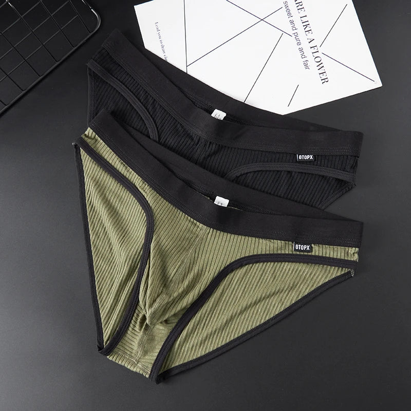 Men Underwear Briefs ropa interior hombre Thread sexy briefs Big Bag  GTOPX MAN