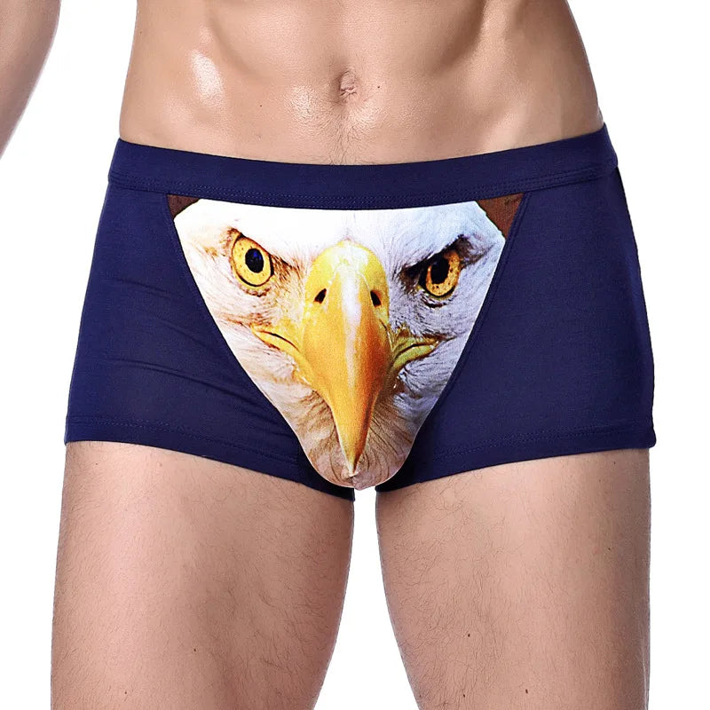 Men's 3D Printed Modal Boxers