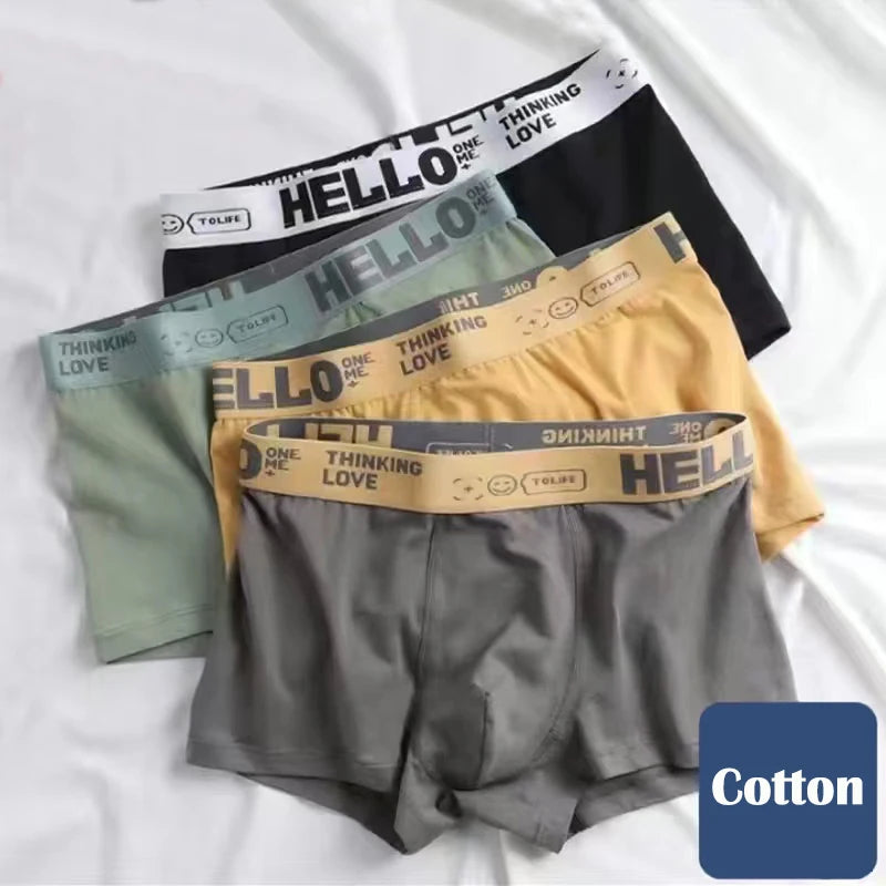 4-Piece Cotton Boxer Shorts Set
