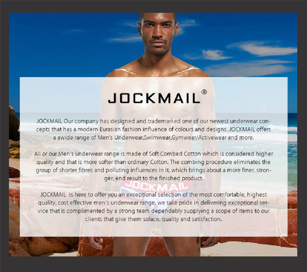 JOCKMAIL Mesh Jockstrap  Thong G String Strap Briefs Erotic