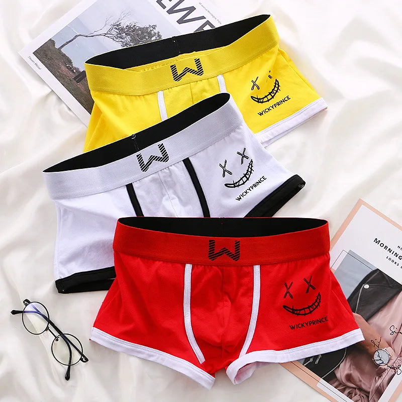 3-Piece Cotton Boxer Shorts Set