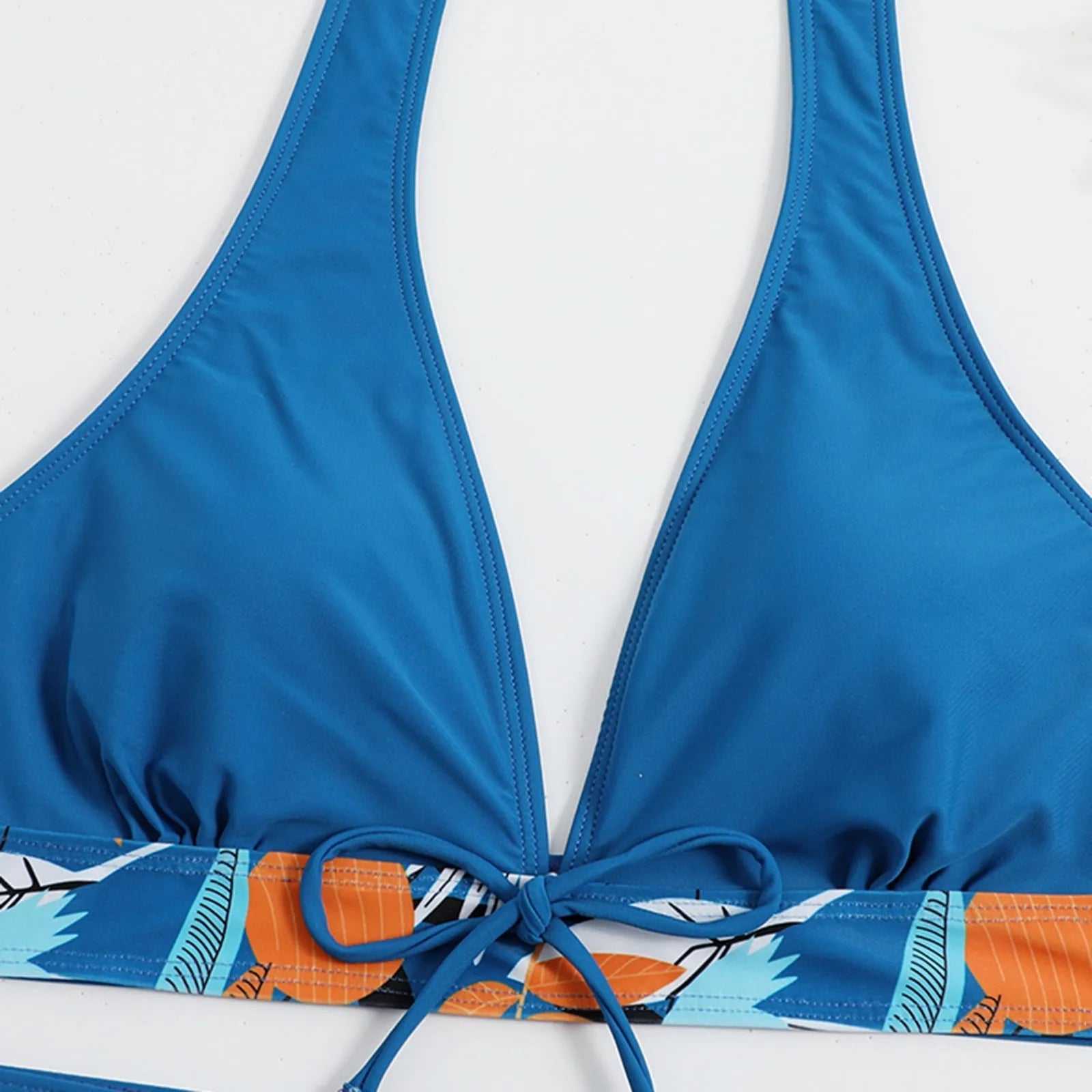 PLANT Bikini shorts Set  High Waist Swimsuit 2 Pieces Plant Print  Bathing Swim Suit Beachwear