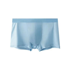 WONTIVE Ice Silk Underwear Ultra Thin Traceless Male Sexy Breathable Boxer shorts Plus Size L-4XL