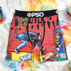 Breathable Printed Men's Boxer Briefs