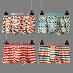 4-Piece Cotton Boxer Shorts Set
