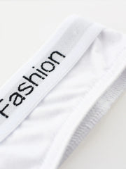 Fancave Men's Sexy Soft Thong Underwear One-Line Underwear