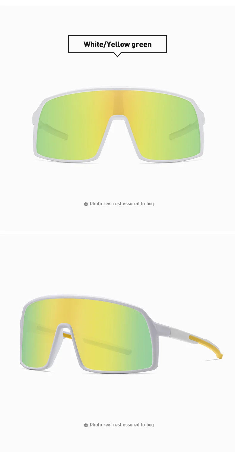 MTB Polarized Large Frame UV400 Polarized Sports Cycling Bike Glasses Men Women TR90 MTB Baseball Running Fishing Sunglasses