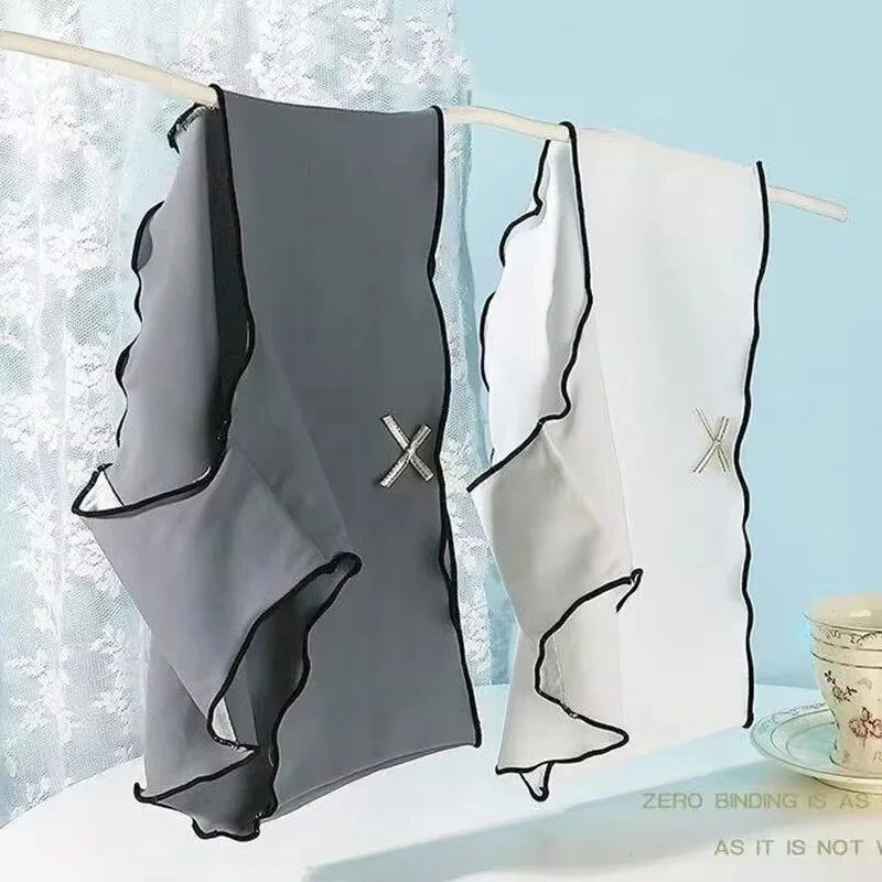 3pcs Antibacterial Ice Silk Underwear