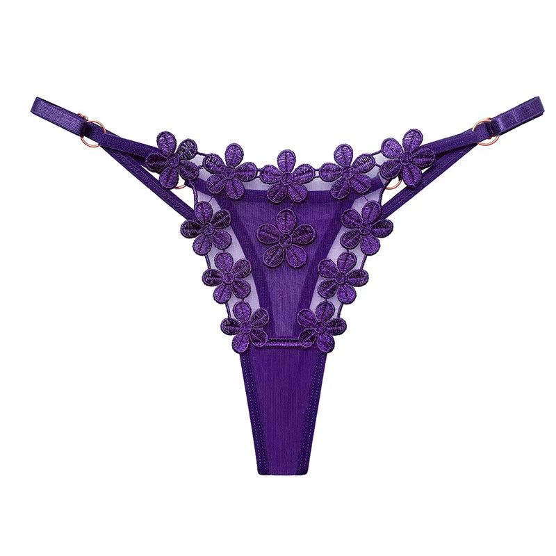Sexy Lace Butterfly G-String Panties