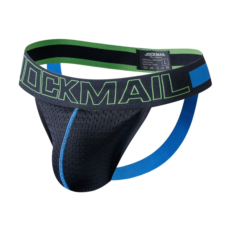 JOCKMAIL Mesh Jockstrap  Thong G String Strap Briefs Erotic
