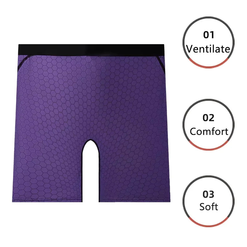 Men's Purple Sport Boxers