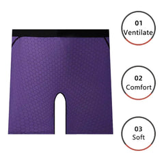 Men's Purple Sport Boxers