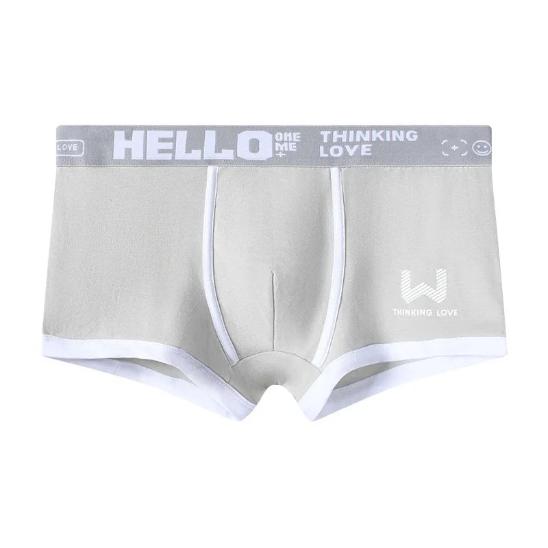 HELLO Men's Cotton Boxer Shorts