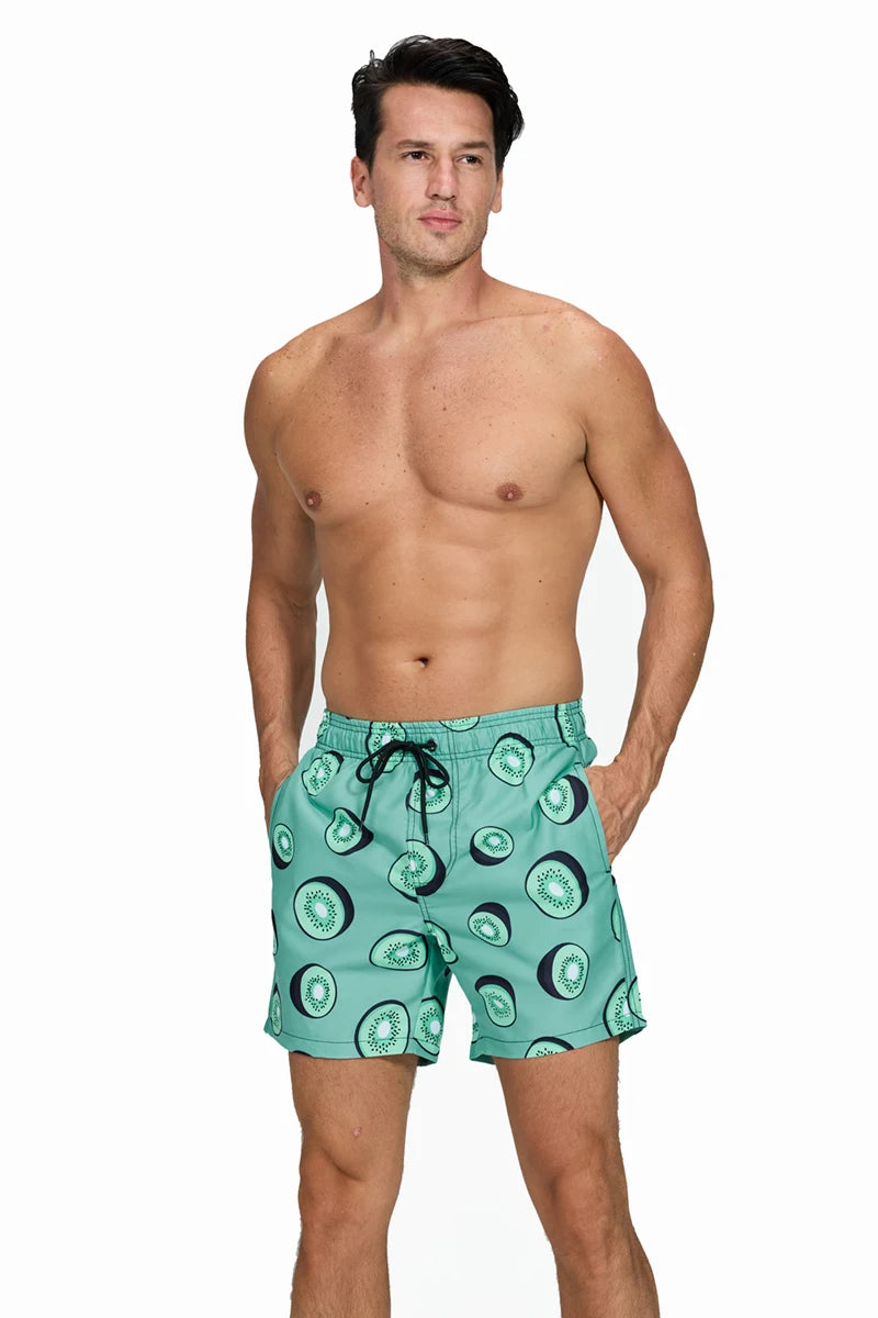 Escatch Brand Summer Fashion Polyester Quick Dry Swim Trunks
