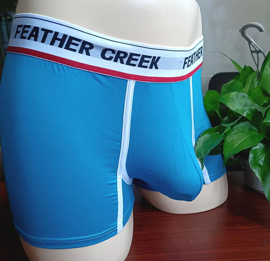 Large  Pouch men boxer super soft sexy underwear for men