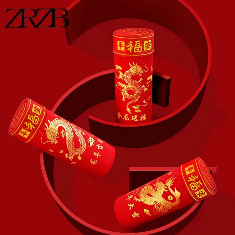 Men's Boxer Briefs Pure Cotton New Year Red Print Men Boxer Shorts Sexy Underpants Lucky Underwear Boxershorts Large Size l-5XL